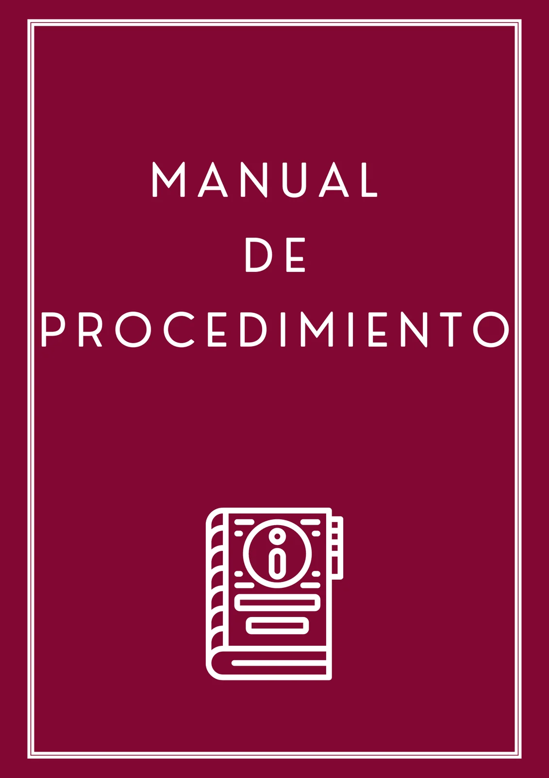 Manual de Procedimiento