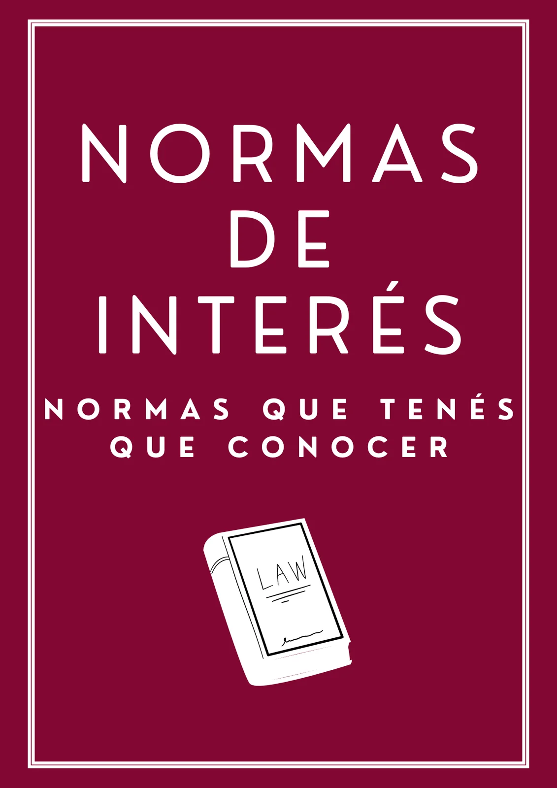 Normas de interes
